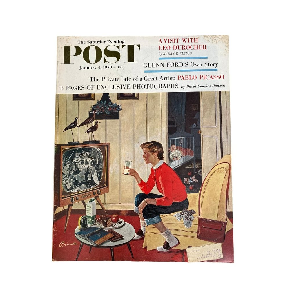 January 4, 1958 The Saturday Evening Article Vintage The Private Life of Pablo P